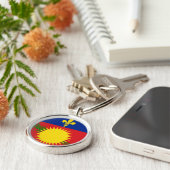 Porte-clés Drapeau de Guadeloupe (Côté)