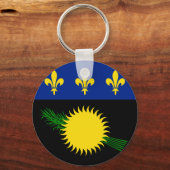 Porte-clés Drapeau de Guadeloupe (Recto)