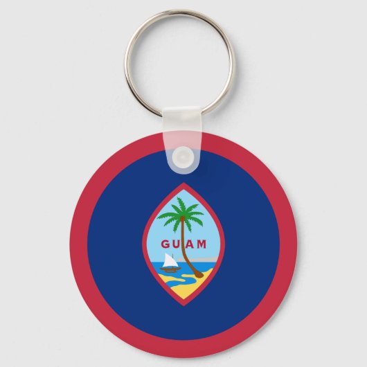 Porte-clés Drapeau de Guam (Recto)