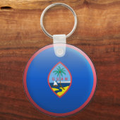 Porte-clés Drapeau de Guam (Recto)