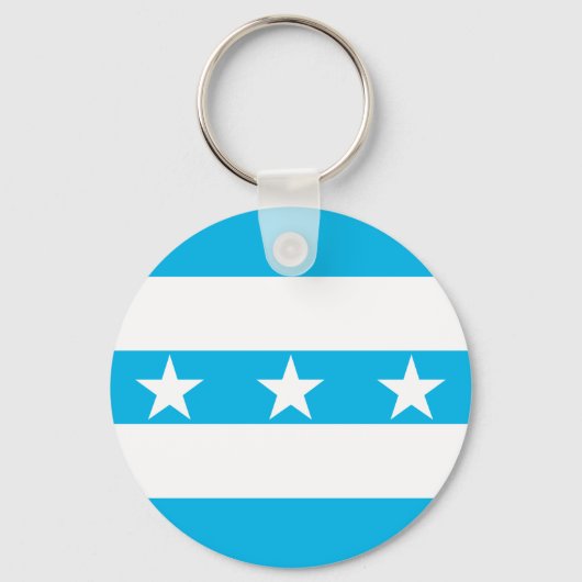 Porte-clés Drapeau de Guayaquil, Equateur (Recto)