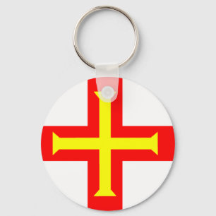 Porte-clés Drapeau de Guernesey