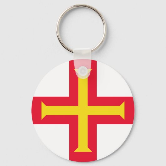 Porte-clés Drapeau de Guernesey (Recto)