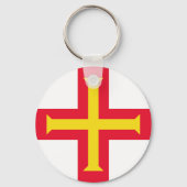Porte-clés Drapeau de Guernesey (Verso)
