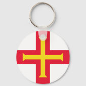Porte-clés Drapeau de Guernesey (Verso)