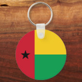 Porte-clés Drapeau de Guinée-Bissau (Recto)