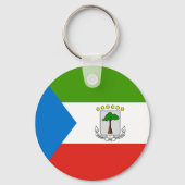 Porte-clés Drapeau de Guinée équatoriale (Verso)