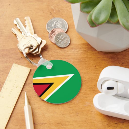 Porte-clés Drapeau de Guyana (Bureau)