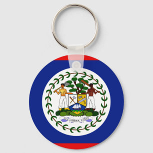 Porte-clés Drapeau de haute qualité Belize