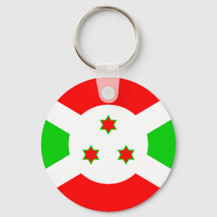 Porte-clés Drapeau de haute qualité du Burundi