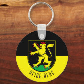 Porte-clés Drapeau de Heidelberg - ALLEMAGNE (Recto)