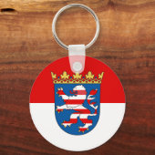 Porte-clés Drapeau de Hesse Porte - clé (Recto)