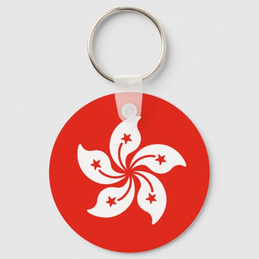Porte-clés Drapeau de Hong Kong (Recto)