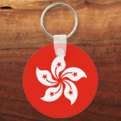 Porte-clés Drapeau de Hong Kong (Recto)