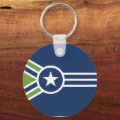 Porte-clés Drapeau de Jackson, Tennessee (Verso)