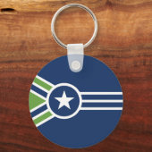 Porte-clés Drapeau de Jackson, Tennessee (Recto)