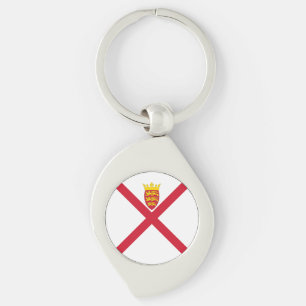 Porte-clés Drapeau de Jersey