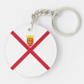 Porte-clés Drapeau de Jersey (Dos)