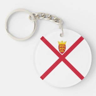 Porte-clés Drapeau de Jersey