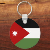 Porte-clés Drapeau de Jordanie (Recto)