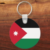Porte-clés Drapeau de Jordanie (Recto)