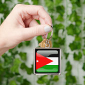 Porte-clés Drapeau de Jordanie (main)