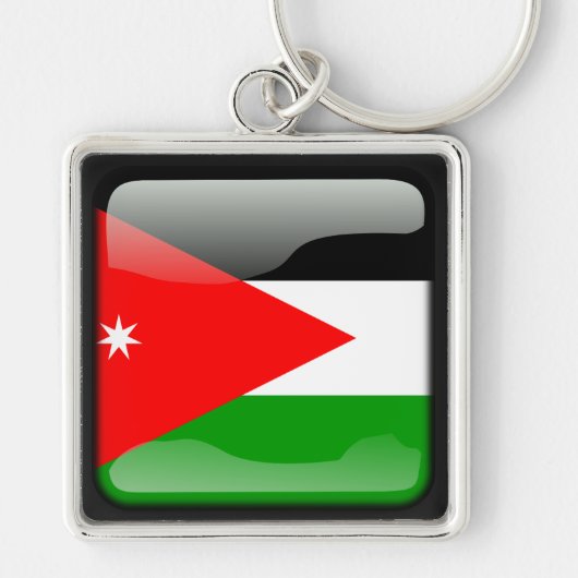 Porte-clés Drapeau de Jordanie (Devant)