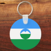 Porte-clés Drapeau de Kabardino-Balkarie (Recto)