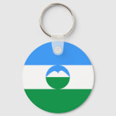 Porte-clés Drapeau de Kabardino-Balkarie (Verso)