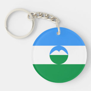 Porte-clés Drapeau de Kabardino-Balkarie