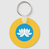 Porte-clés Drapeau de Kalmoukie (Verso)