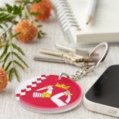 Porte-clés Drapeau de Karelia Nord (Devant droit)