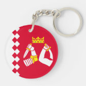 Porte-clés Drapeau de Karelia Nord (Dos)