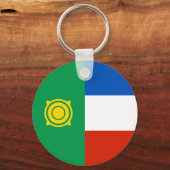 Porte-clés Drapeau de Khakassie (Recto)