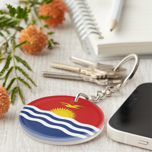 Porte-clés Drapeau de Kiribati (Devant droit)