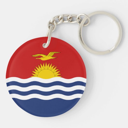 Porte-clés Drapeau de Kiribati (Dos)