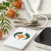 Porte-clés Drapeau de Koga, Shiga, Japon (Devant droit)