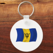 Porte-clés Drapeau de la Barbade (Recto)