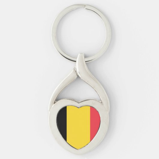 Porte-clés Drapeau de la Belgique (Devant)