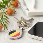 Porte-clés Drapeau de la Belgique (Côté )