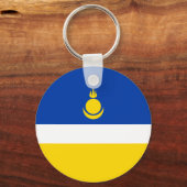 Porte-clés Drapeau de la Buryatia patriotique (Recto)