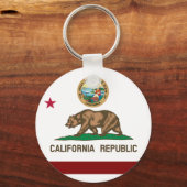 Porte-clés Drapeau de la Californie (Recto)