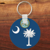 Porte-clés Drapeau de la Caroline du Sud (Recto)