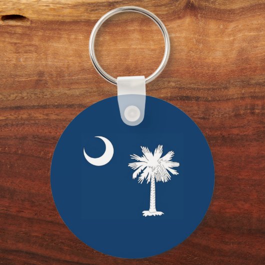 Porte-clés Drapeau de la Caroline du Sud (Recto)