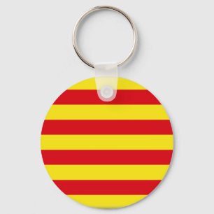 Porte-clés Drapeau de la Catalogne (Espagne)
