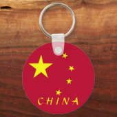 Porte-clés Drapeau de la Chine (Recto)
