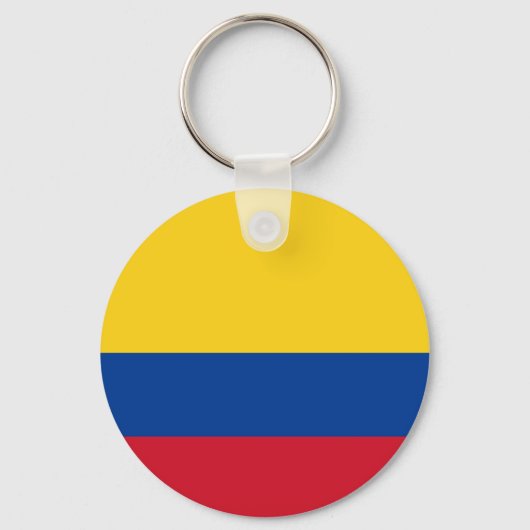 Porte-clés Drapeau de la Colombie - Bandera de Colombia (Recto)