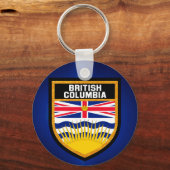 Porte-clés Drapeau de la Colombie-Britannique (Recto)