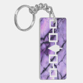 Porte-clés Drapeau de la Confédération Haudenosaunee (Devant gauche)