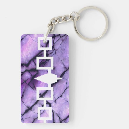 Porte-clés Drapeau de la Confédération Haudenosaunee (Dos)